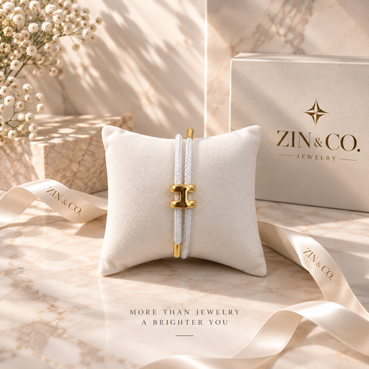 Bracelet H Cordon  Éclat — Argent