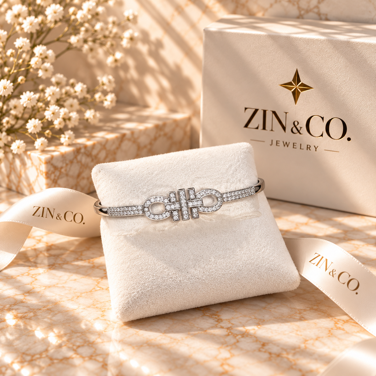 Bracelet Infinity Éclat Argenté